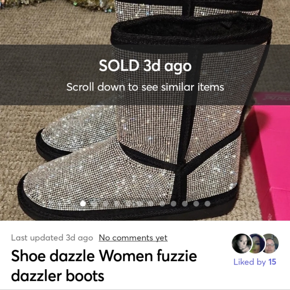 Shoe dazzle Women fuzzie dazzler boots